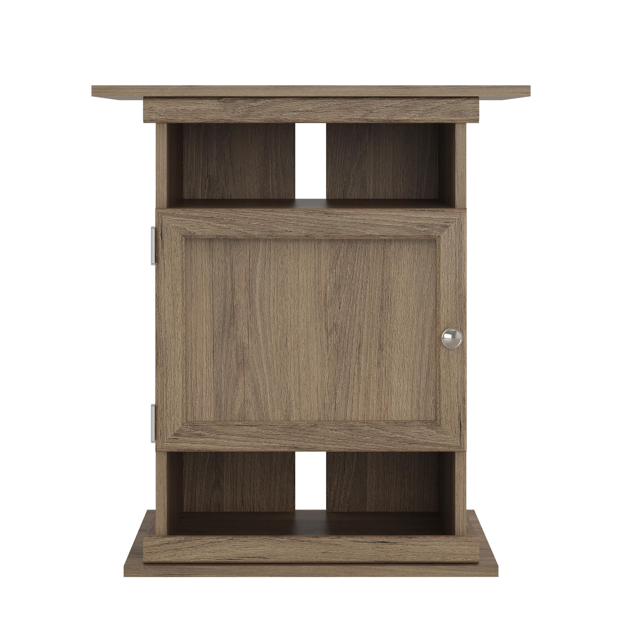 Ollie & Hutch Flipper™ 10/20 Gallon Aquarium or Terrarium Stand - Rustic Oak