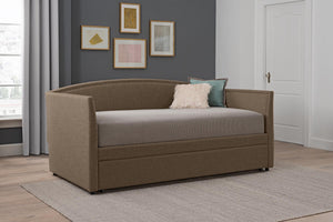 Better Homes & Gardens Grayson Daybed & Trundle, Twin Size, Oatmeal - Oatmeal - Twin