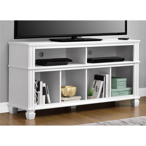 Ameriwood Home Woodcrest TV Stand for TVs up to 55" - White