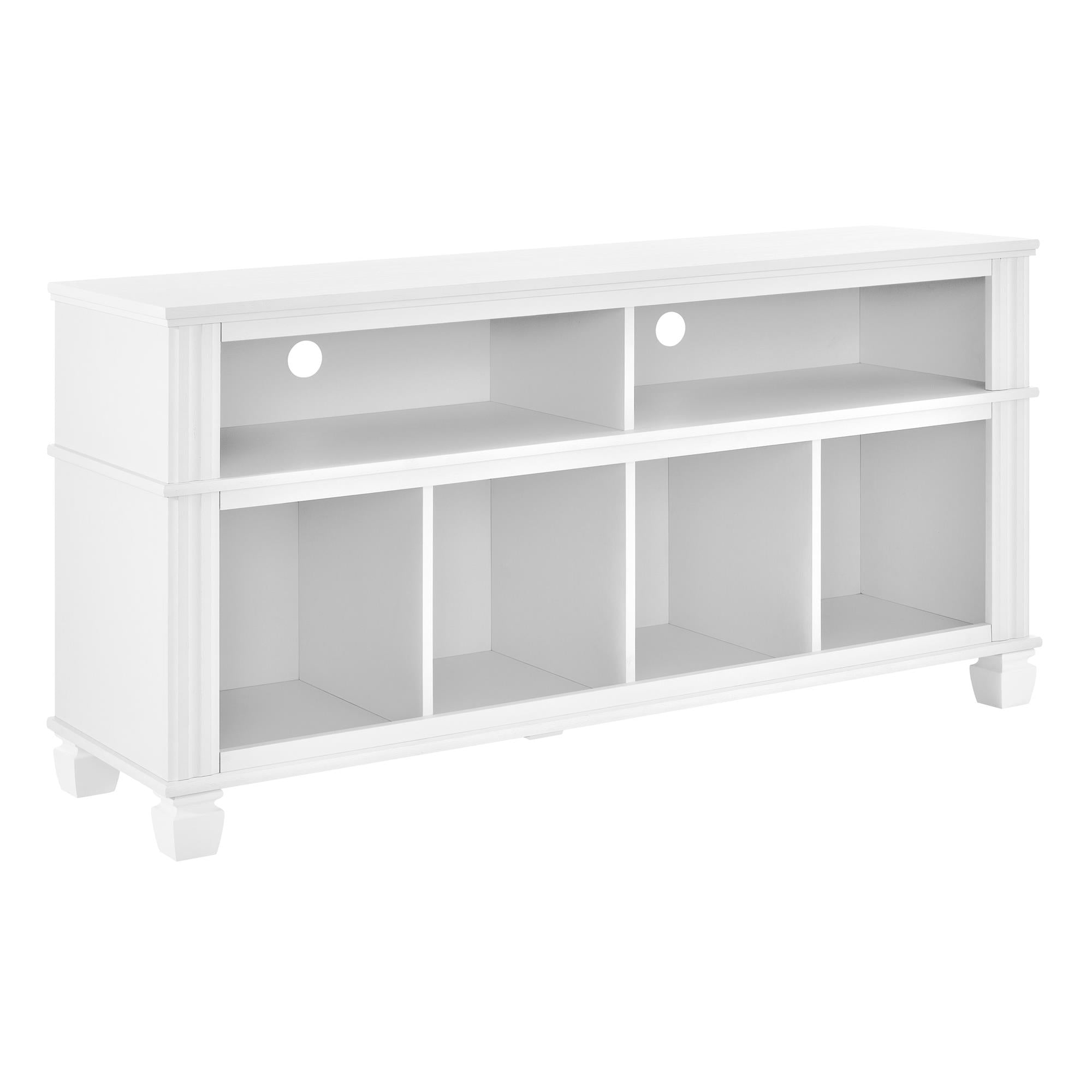 Ameriwood Home Woodcrest TV Stand for TVs up to 55" - White