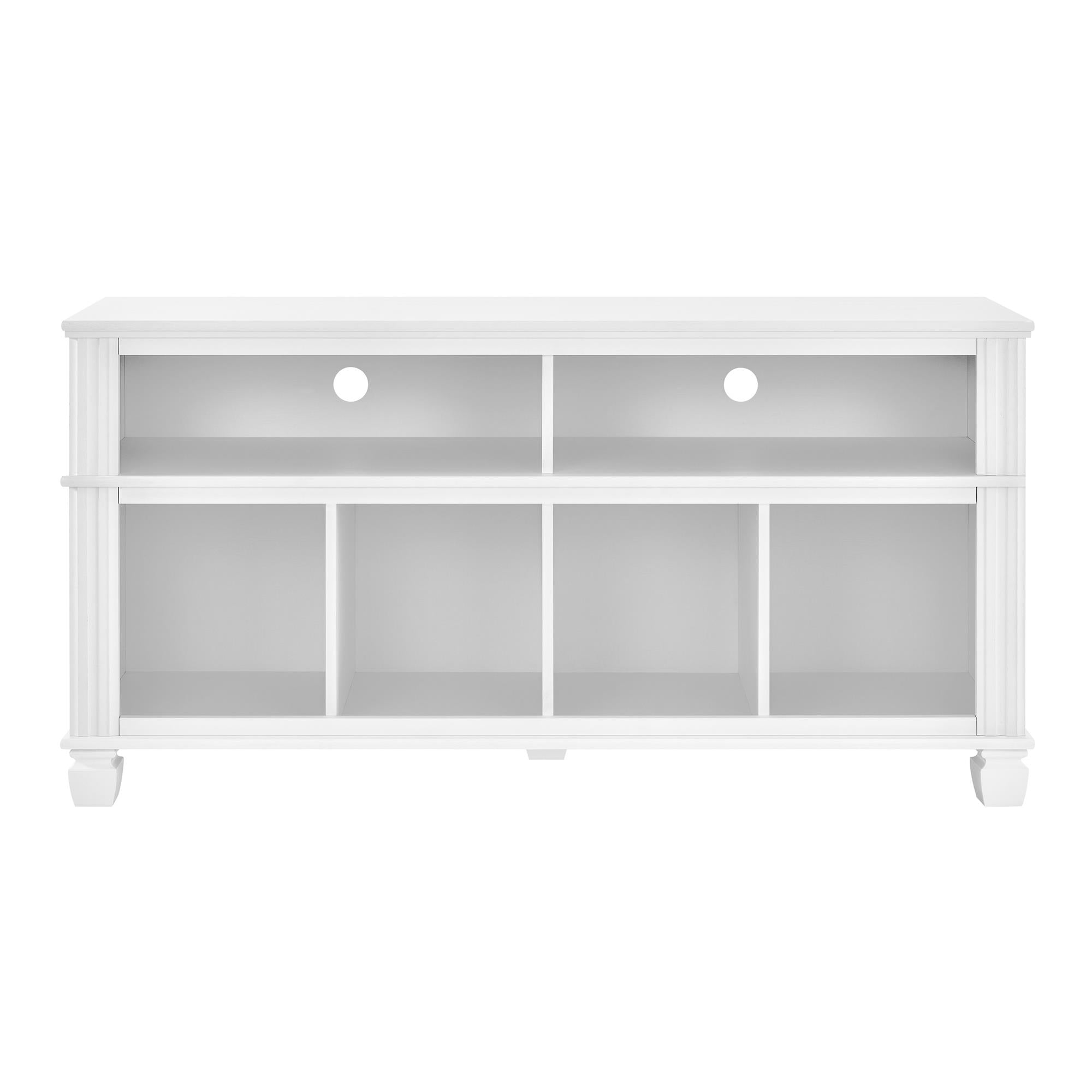 Ameriwood Home Woodcrest TV Stand for TVs up to 55" - White