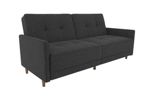 DHP Andora Futon Sofa Bed - Dark Gray