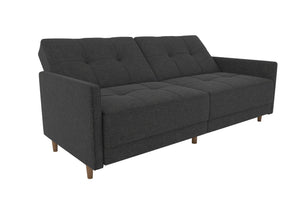 DHP Andora Futon Sofa Bed - Dark Gray