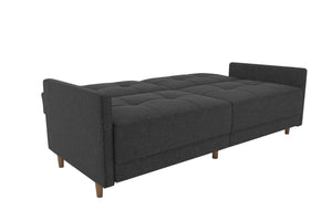 DHP Andora Futon Sofa Bed - Dark Gray