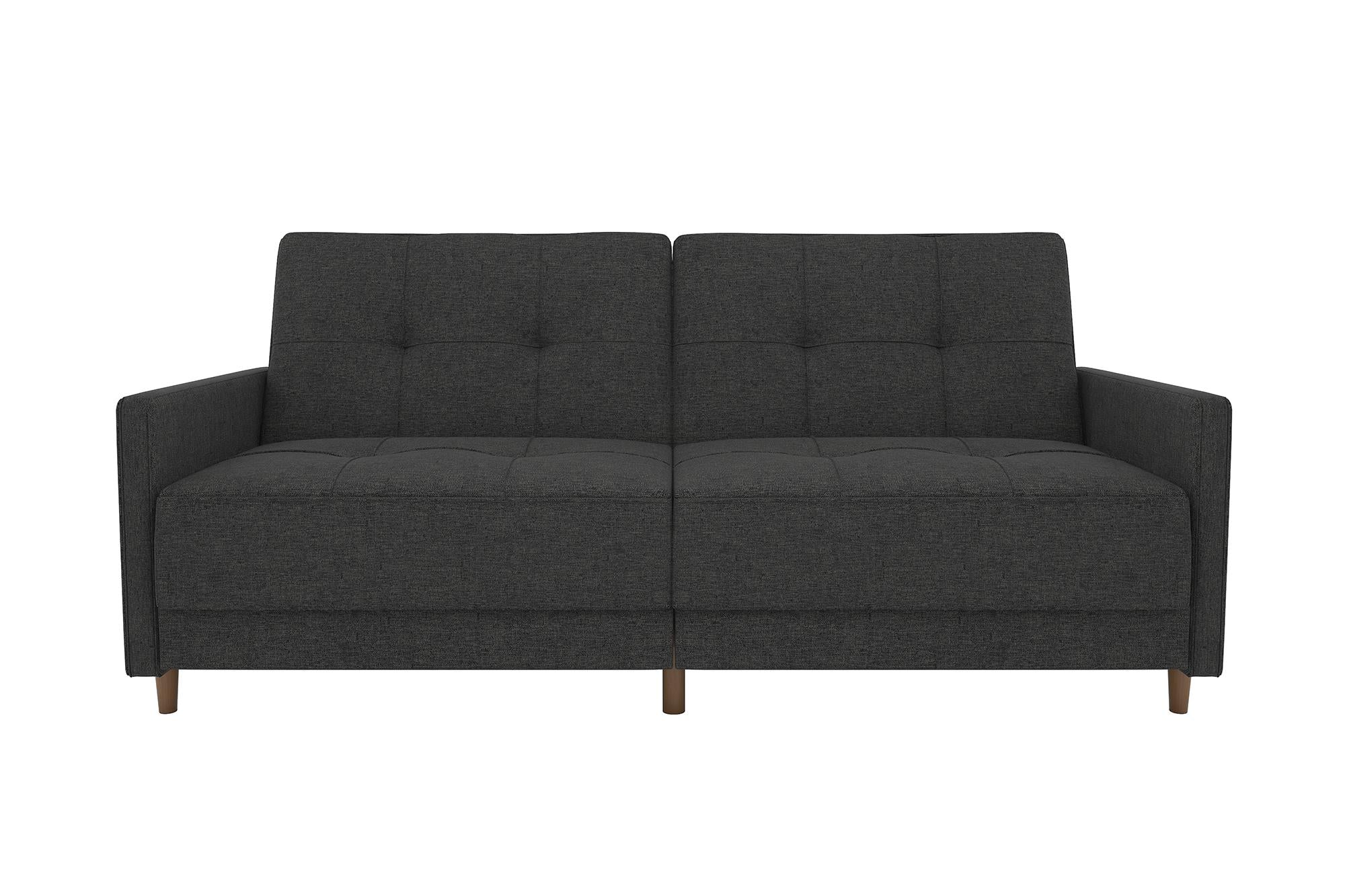 DHP Andora Futon Sofa Bed - Dark Gray