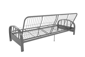DHP Aiden Metal Futon Frame - Silver