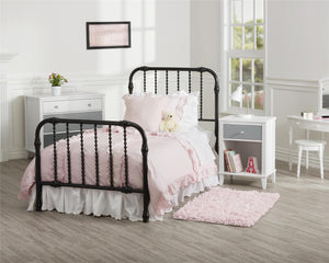 Max & Finn Wren Metal Bed - Black - Twin
