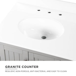 DHP Monteray Beach 36" Bathroom Vanity - Gray - 36"