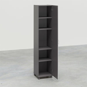 Systembuild Evolution Kendall 16" Utility Storage Cabinet - Gray