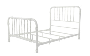 Max & Finn Wren Metal Bed - White - Full
