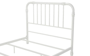 Max & Finn Wren Metal Bed - White - Full