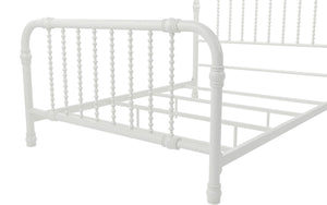 Max & Finn Wren Metal Bed - White - Full