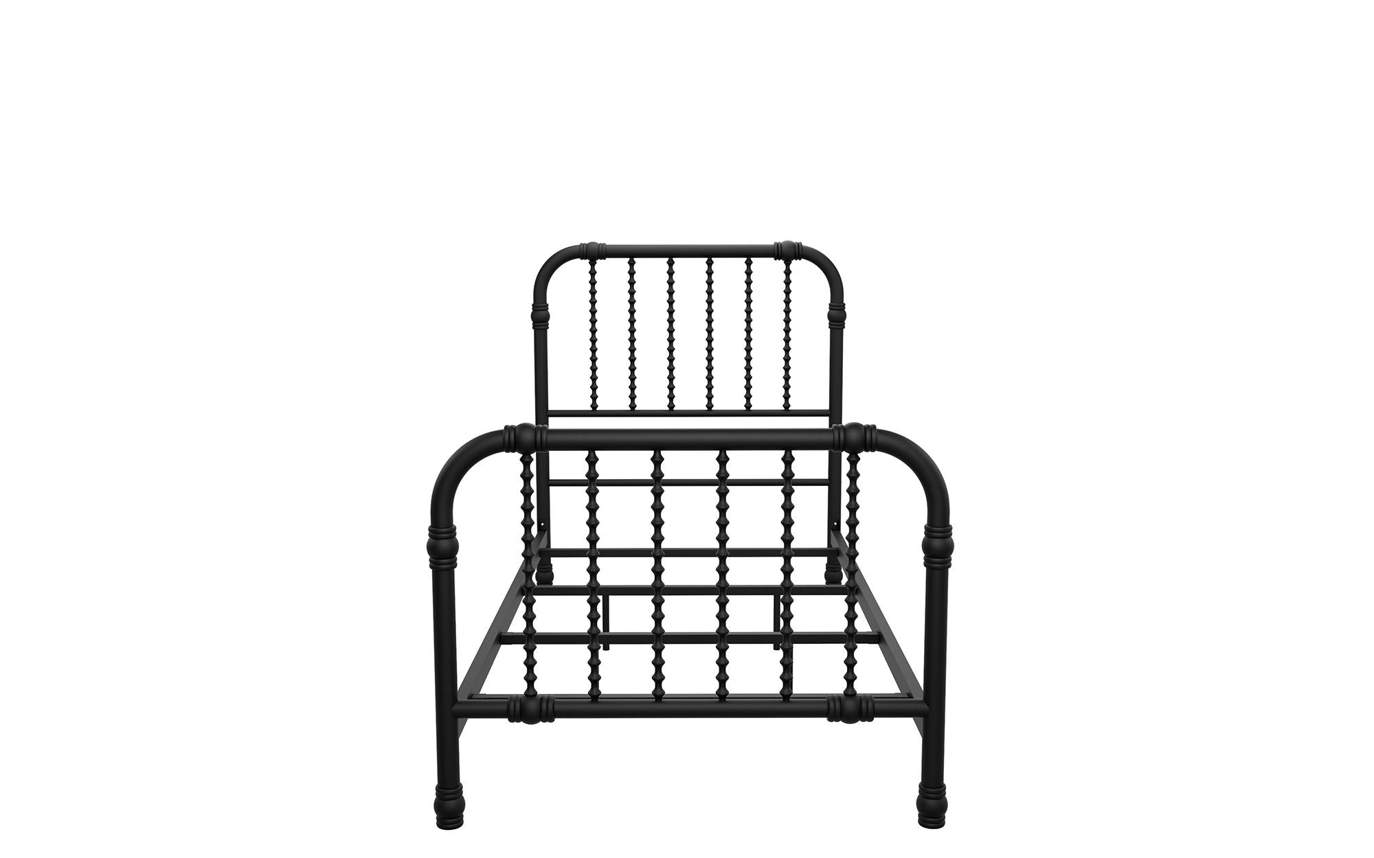 Max & Finn Wren Metal Bed - Black - Twin