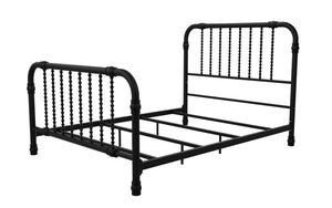 Max & Finn Wren Metal Bed - Black - Full