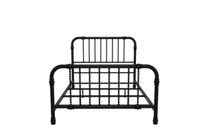 Max & Finn Wren Metal Bed - Black - Full