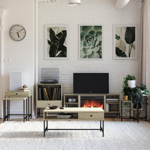 Ameriwood Home Brookville Record Station - Natural