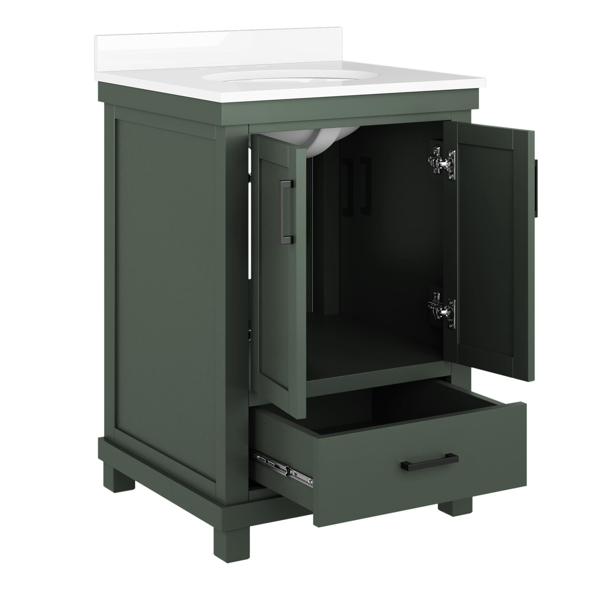 DHP Sunnybrooke 24" Bathroom Vanity - Green - 24"