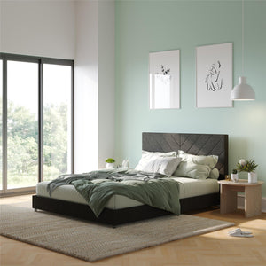 DHP Paxson Futon Sofa Bed with USB - Gray - Full