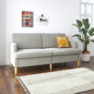 RealRooms Corah Pillowtop Sofa - Light Gray