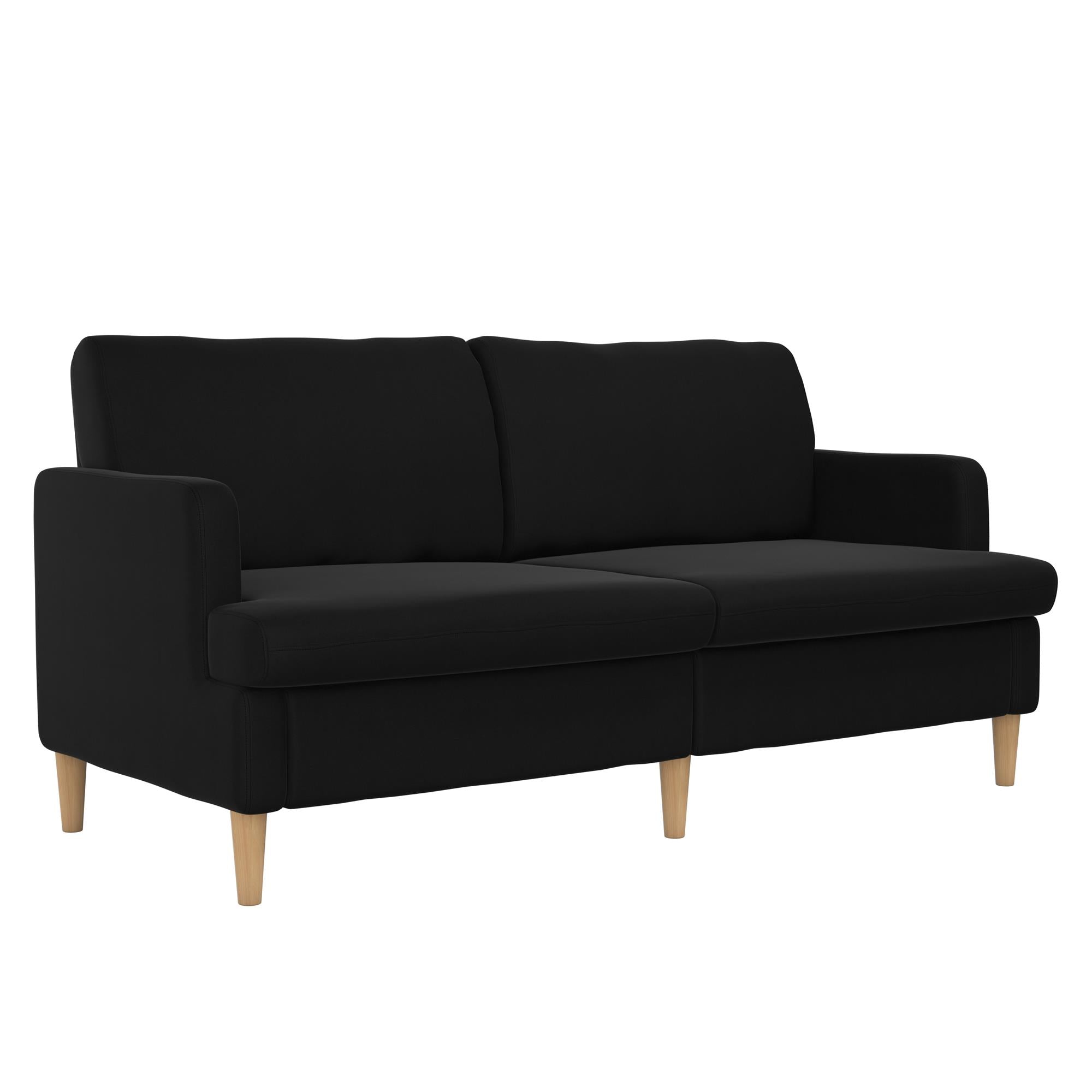 RealRooms Corah Pillowtop Sofa - Black
