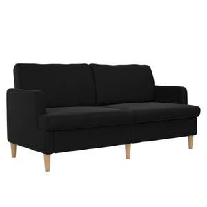RealRooms Corah Pillowtop Sofa - Black