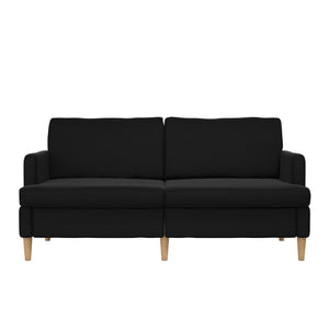 RealRooms Corah Pillowtop Sofa - Black