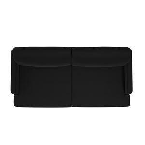 RealRooms Corah Pillowtop Sofa - Black