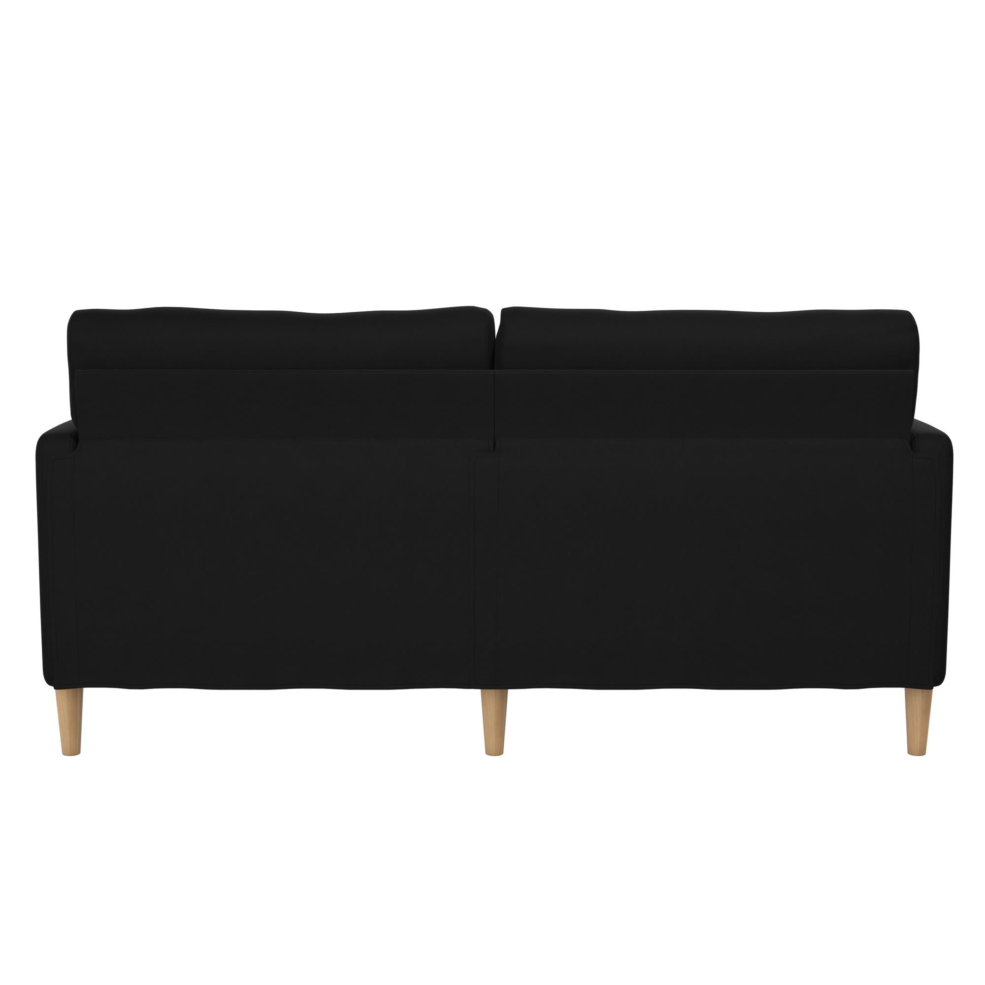 RealRooms Corah Pillowtop Sofa - Black