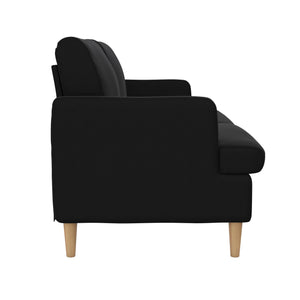 RealRooms Corah Pillowtop Sofa - Black