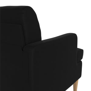 RealRooms Corah Pillowtop Sofa - Black