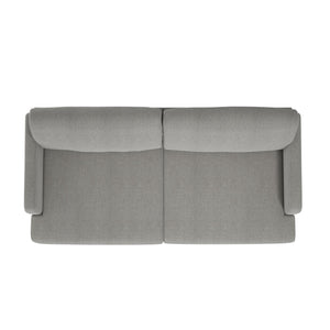 RealRooms Corah Pillowtop Sofa - Light Gray