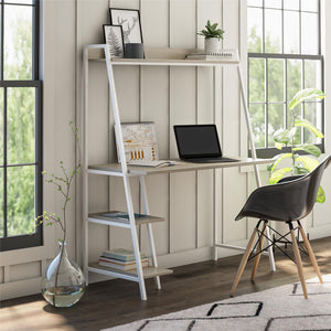 Novogratz Bushwick Ladder Desk - Pale Oak