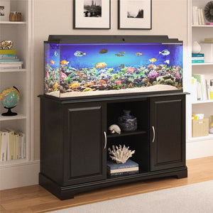 Ollie & Hutch Harbor 50 - 75 Gallon Aquarium or Terrarium Stand - Black