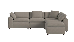 Cortney's Collection York Modular Corner Chair - Taupe
