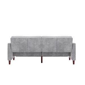DHP Pin Tufted Futon Sofa Bed - Light Gray