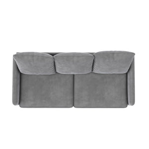RealRooms Cassia Pillowback Sofa - Light Gray