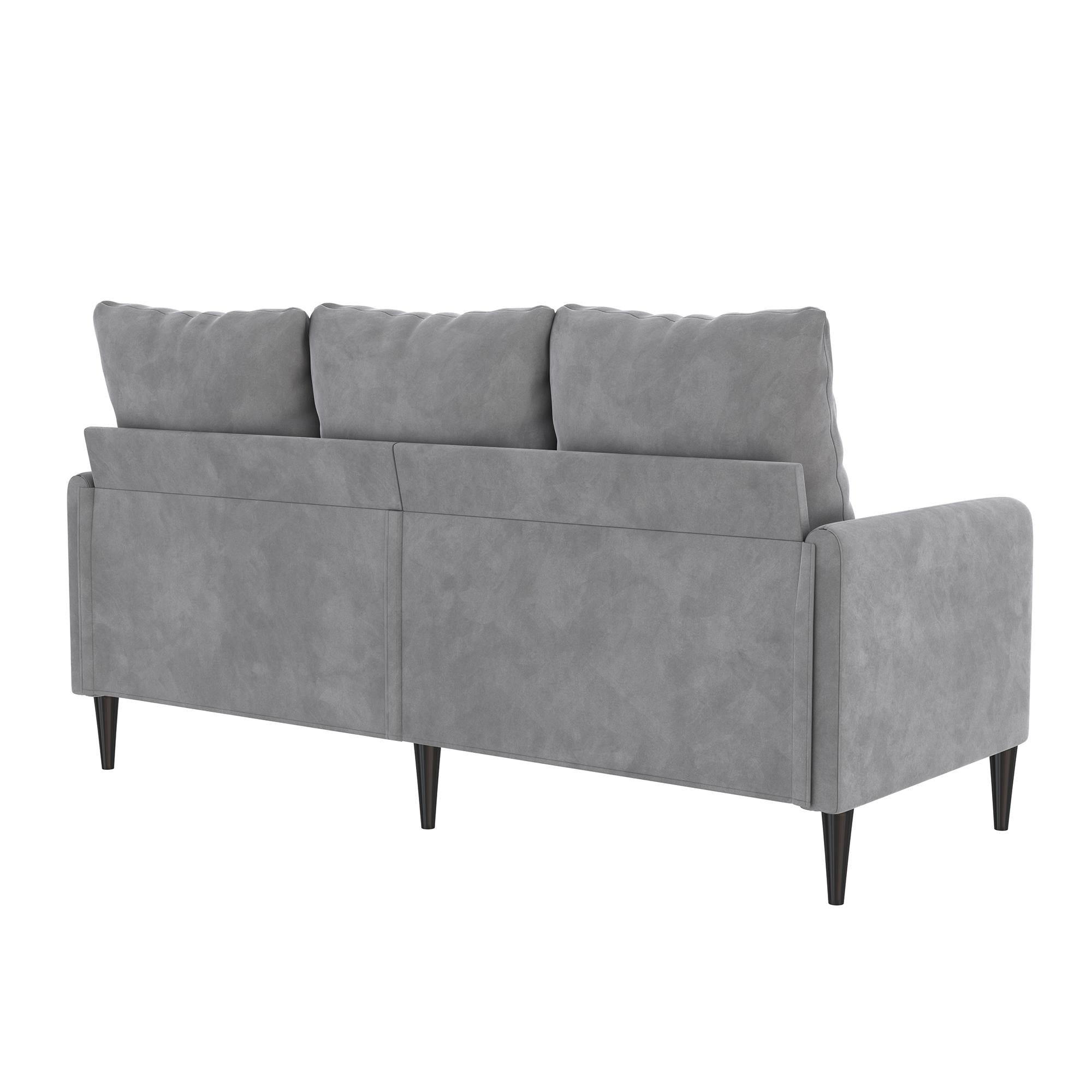 RealRooms Cassia Pillowback Sofa - Light Gray