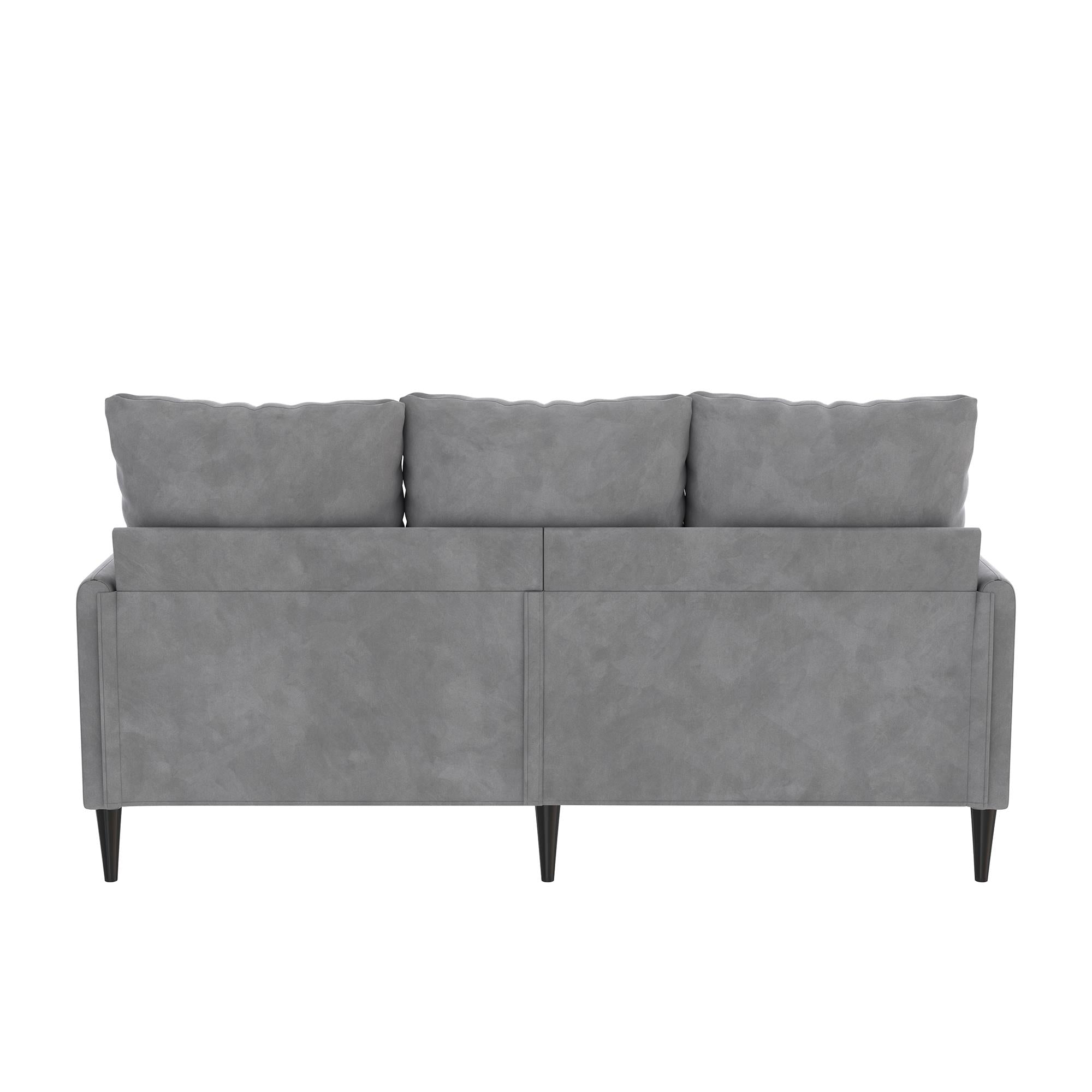 RealRooms Cassia Pillowback Sofa - Light Gray
