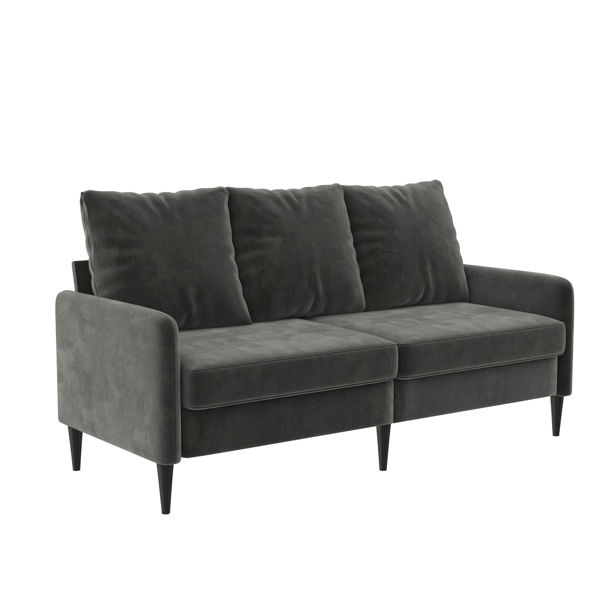 RealRooms Cassia Pillowback Sofa - Dark Gray