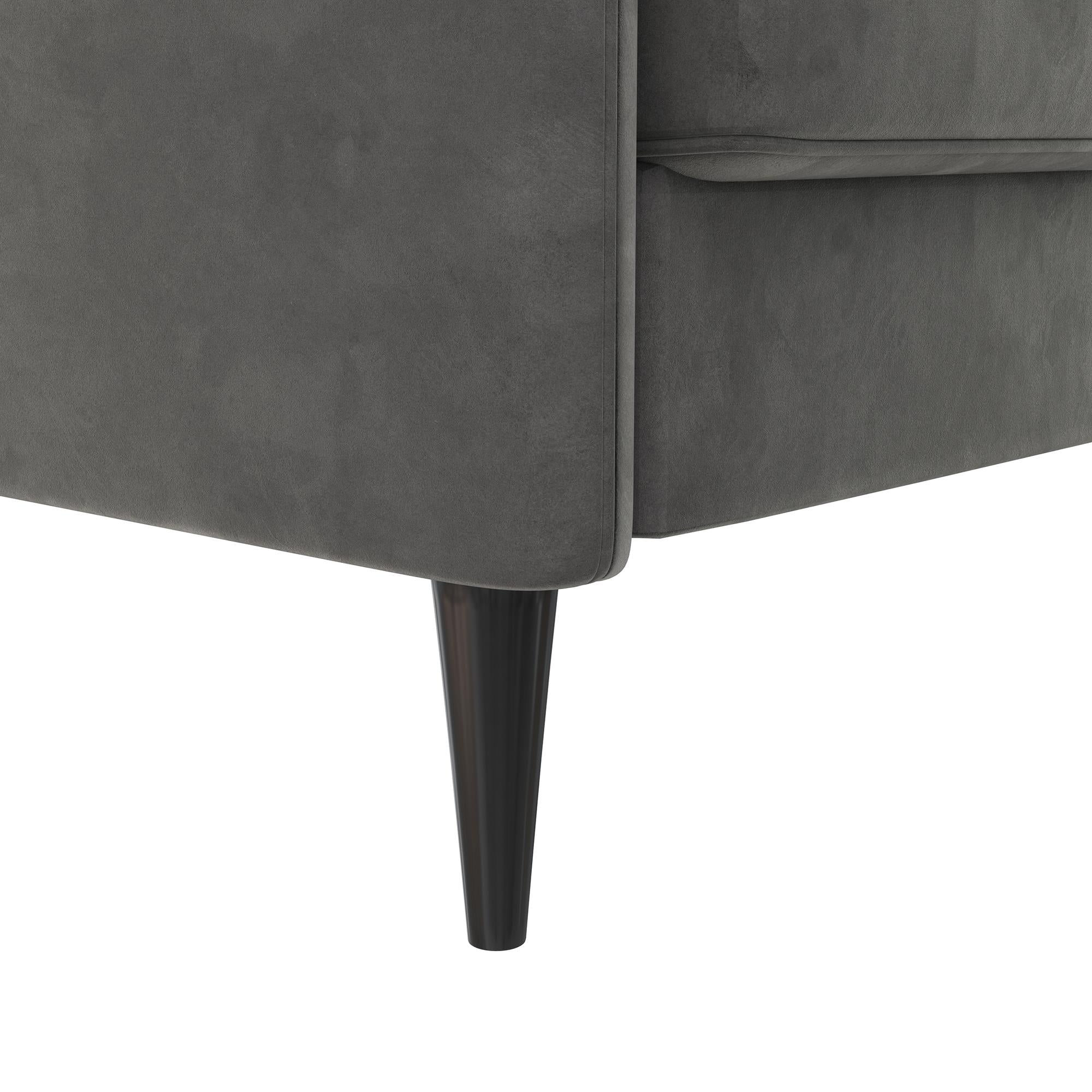 RealRooms Cassia Pillowback Sofa - Dark Gray