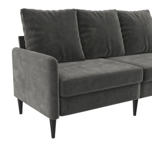 RealRooms Cassia Pillowback Sofa - Dark Gray