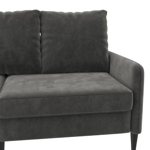 RealRooms Cassia Pillowback Sofa - Dark Gray