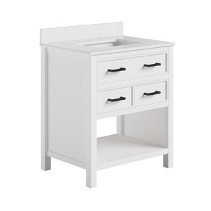 DHP Maine 30" Bathroom Vanity - White - 30"