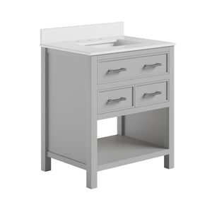 DHP Maine 30" Bathroom Vanity - Gray - 30"