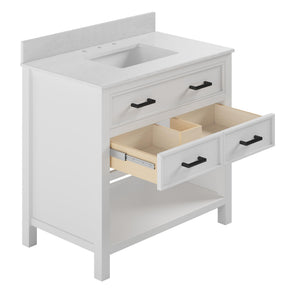 DHP Maine 36" Bathroom Vanity - White - 36"