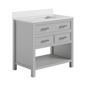 DHP Maine 36" Bathroom Vanity - Gray - 36"