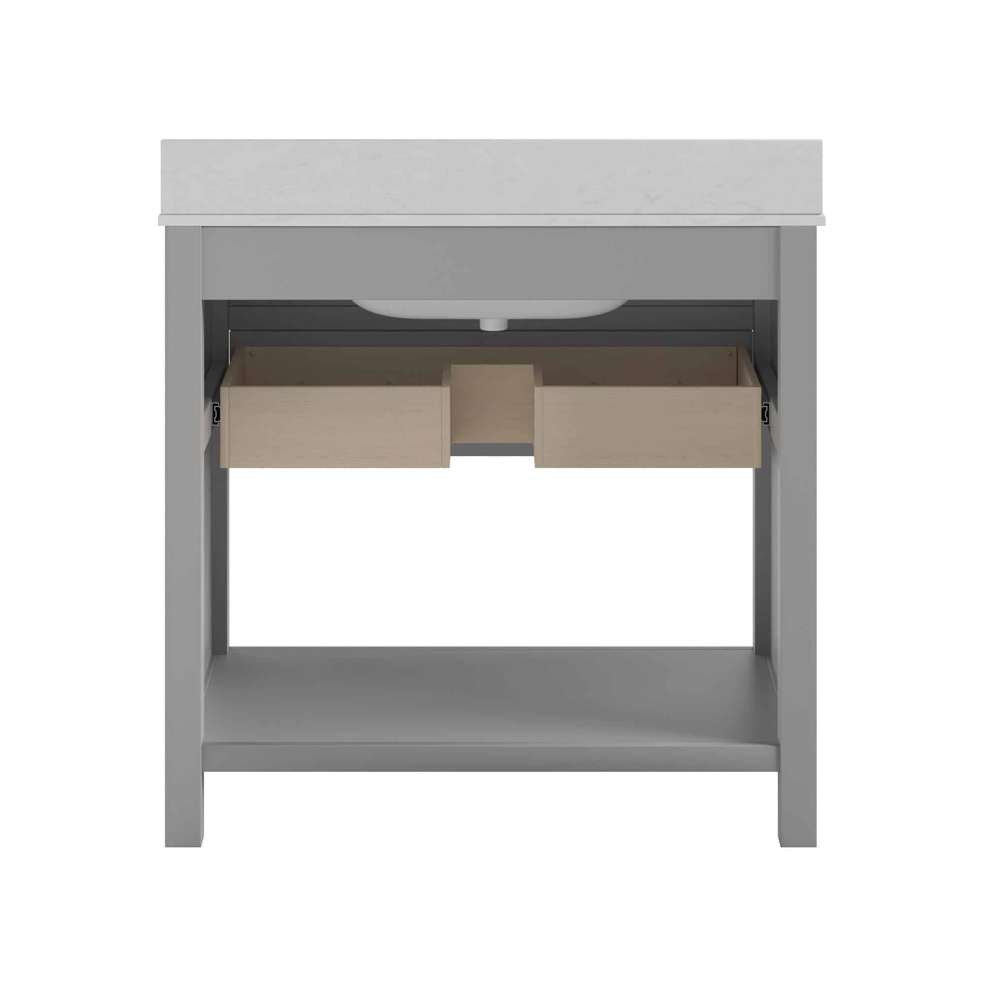 DHP Maine 36" Bathroom Vanity - Gray - 36"
