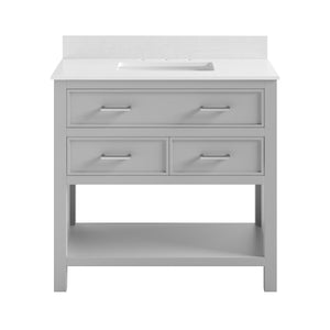 DHP Maine 36" Bathroom Vanity - Gray - 36"