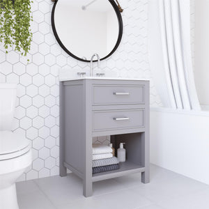 DHP Maine 24" Bathroom Vanity - Gray - 24"