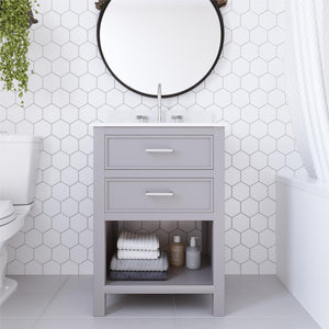 DHP Maine 24" Bathroom Vanity - Gray - 24"